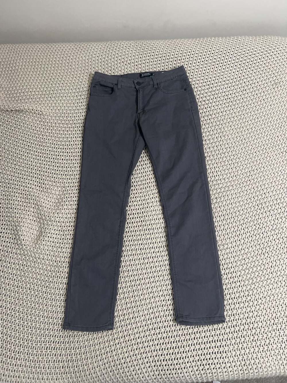 Ezekiel 305 Chopper Slim Straight Gray Stretch Jeans
